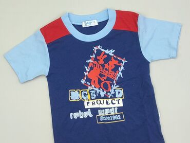 rozpieta koszula: T-shirt, 3-4 years, 98-104 cm, condition - Fair