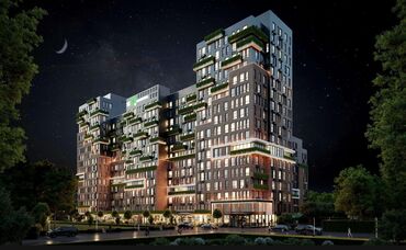 квартира берилет моторс: 2 комнаты, 74 м², Элитка, 12 этаж, ПСО (под самоотделку)
