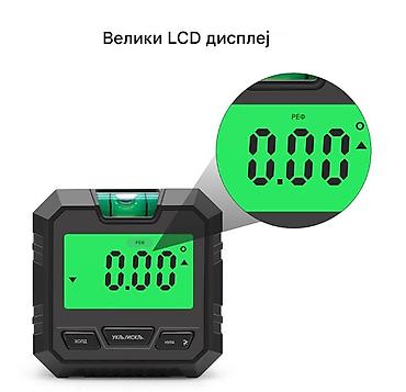 Laserski daljinomeri: Nov digitalni uglomer. Ima sa donje strane magnete, ima dugme da — 4