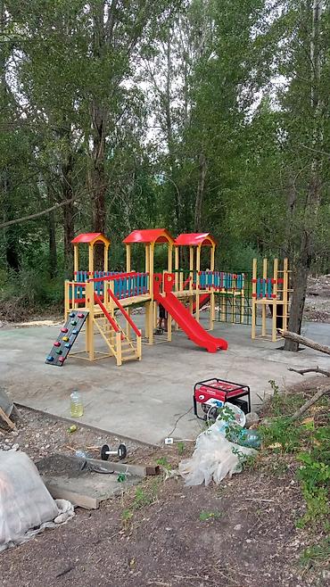 Детские горки: Горки и комплексы для детских площадок, пластик металл дерево на — 7