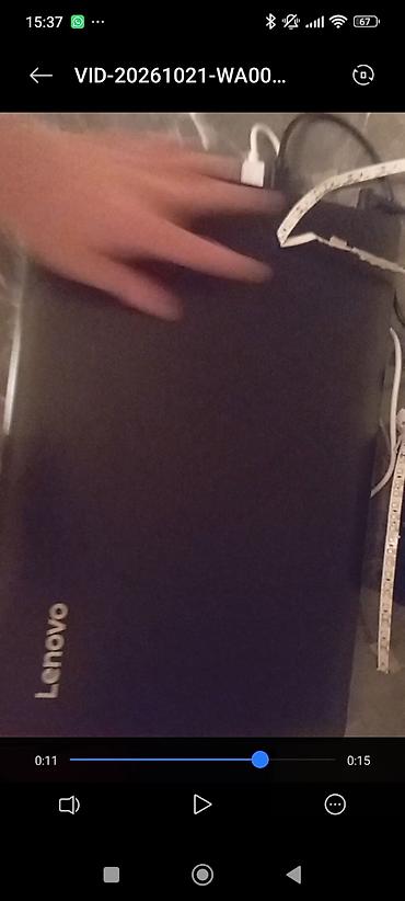 Lenovo: Lenovo noutbuk Xüsusiyyətlər: - Brend/model: Lenovo (gövdədə Lenovo — 2