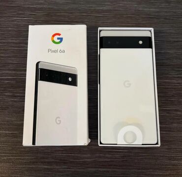 Google: Google Pixel 6A, Новый, 128 ГБ, цвет - Белый, В рассрочку