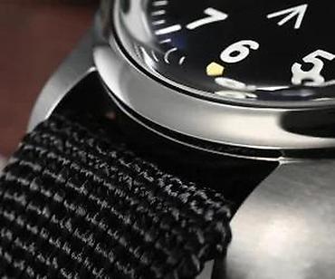 Ručni satovi: San Martin SN0105-G-XB -Crna/Black- Pilot sat- Seiko — 22