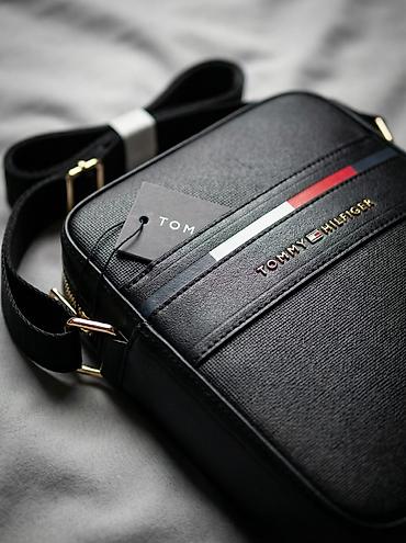 david jones: Барсетка, Tommy Hilfiger, Материал: Экокожа, Новый — 2