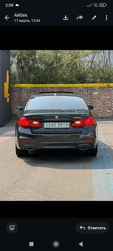 бмв 520d: BMW 5 series: 2019 г., 2 л, Автомат, Дизель, Седан — 5