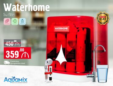 İçkilər üçün digər texnika: 💧 WATERHOME - Su Filtri – Ailən üçün saf seçim 💧 🔹 6 mərhələli