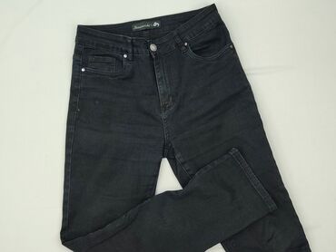 stradivarius woskowane spodnie z wysokim stanem: Jeans for women, size L (EU 40)