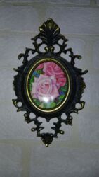 Ev üçün dekor: Bürünc antik cercive hundurluyu 22 sm,en 13 sm tehmini