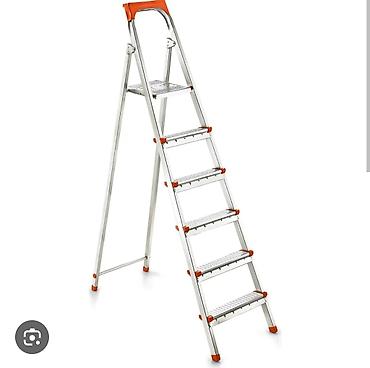 Складные стремянки-лестницы: Складная стремянка-лестница, Материал: Металл, Для дома, Высота: 3–4 м — 3