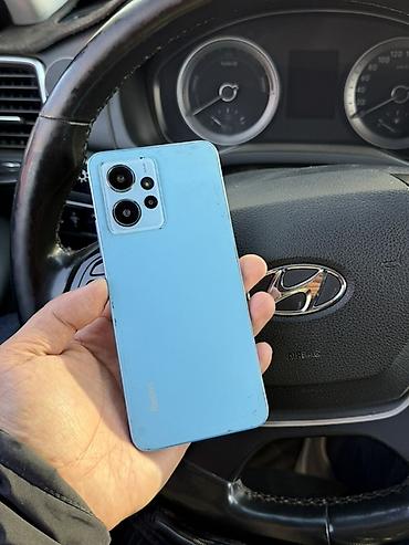 Уюлдук телефондор жана аксессуарлар: Redmi, Redmi Note 12, Колдонулган, 128 ГБ, түсү - Көгүлтүр, 2 SIM — 1