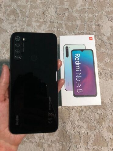 режим 8 а: Xiaomi, Redmi Note 8, Новый, цвет - Черный, 2 SIM