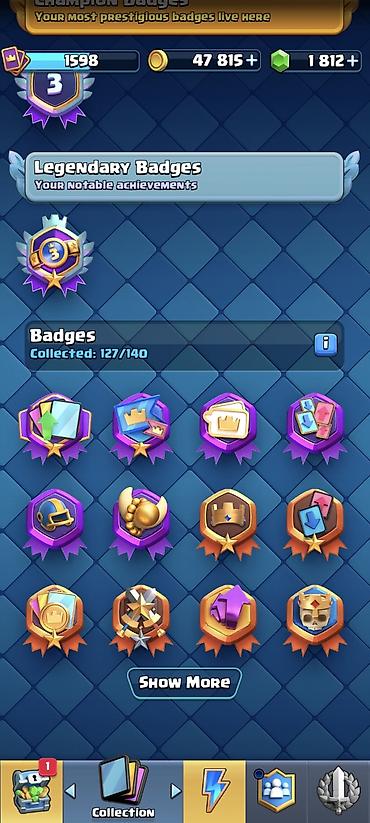 nerd sekilleri: Clash Royale hesabı – kolleksiya və resurslarla dolu oyun hesabı 10798 — 7