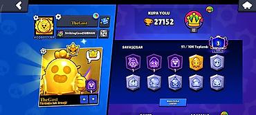 brawl stars 2: Brawl Stars hesabı-27k kupa 91 karkter 676 elmas pay nadir skinlər və — 2