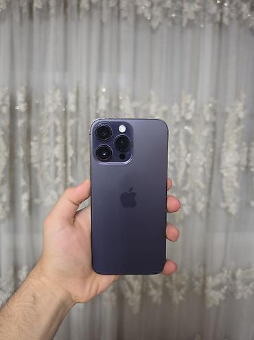 IPhone 14 Pro Max, Б/у, 512 ГБ, Deep Purple, Защитное стекло, Чехол, Коробка, 82 %