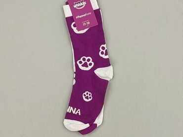 spodnie dresowe damskie z przeszyciami: Socks for women, 35-37