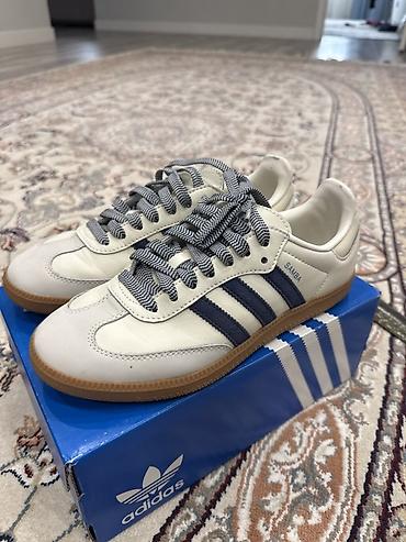 Adidas Samba реплика размер 38 - Цвет: кремово-белый/серый верх
