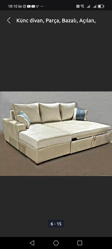 Divanlar: Di̇van-kravat, Yeni, Açılan, Bazalı, Parça, Ödənişli çatdırılma — 15