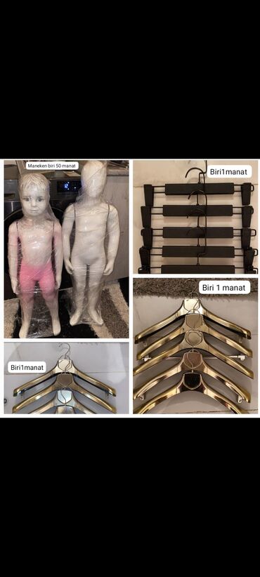 Manekenlər: Uşaq, Plastik, plastmas, Qızıl