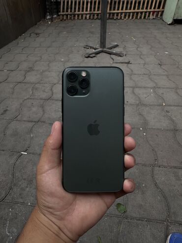 купить нерабочий телефон: IPhone 11 Pro, Колдонулган, 64 ГБ, Alpine Green, Каптама, 74 %