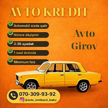 Avto Kredit – Avto Girov xidməti - Avtomobil sizdə qalır - Nömrə