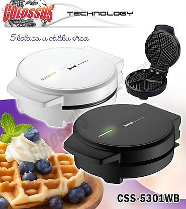 zepter kula: Fa,, Aparat za vafle Colossus Technology CSS-5301WB - Kalup za 5 — 1