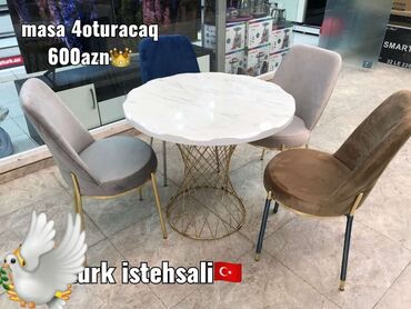 Masa və oturacaq dəstləri: Masa desti yeni