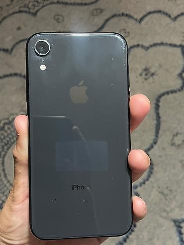 type s: IPhone Xr, Б/у, 128 ГБ, Черный, Защитное стекло, Чехол, 98 % — 1