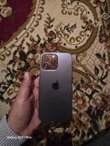 duyməli telefonlar: IPhone 14 Pro Max, 256 GB, Deep Purple, Simsiz şarj, Face ID