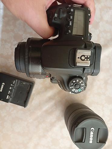 Фотоаппараты: Canon EOS 70D fotoaparat dəsti Tərkibi: - Canon EOS 70D gövdə (üst — 4