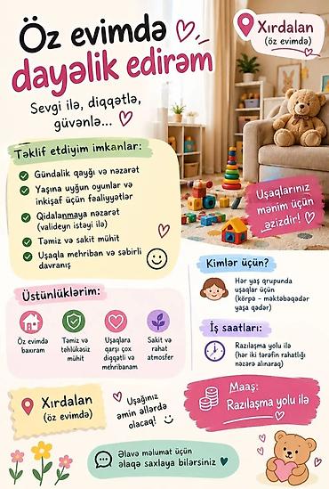 ремонт духовки электрической: Xırdalanda öz evimdə dayəlik xidməti Sevgi, diqqət və güvənlə uşaq — 1