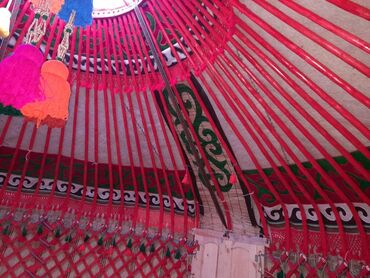 Аренда юрт: Аренда юрты, Каркас Деревянный, Более 100 баш, Стол, Казан, Посуда — 12