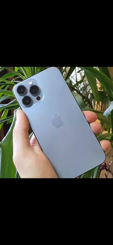 iphone 11 бишкек: IPhone 13 Pro Max, Колдонулган, 256 ГБ, Sierra Blue, Куту, 84 %