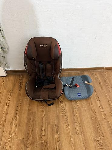 Детские автокресла и бустер.Срочно продам 1) Kenga (SPS, коричневое)