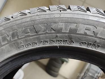 максис шины бишкек: Шины 205 / 55 / R 16, Зима, Б/у, Комплект, Maxtrek — 1