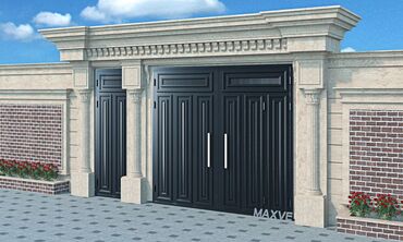 Qapıların quraşdırılması, montajı: 🎯 Avtomatik Dəmir və Jalüz darvazaların sifarişi 📌 Münasib qiymətə — 6