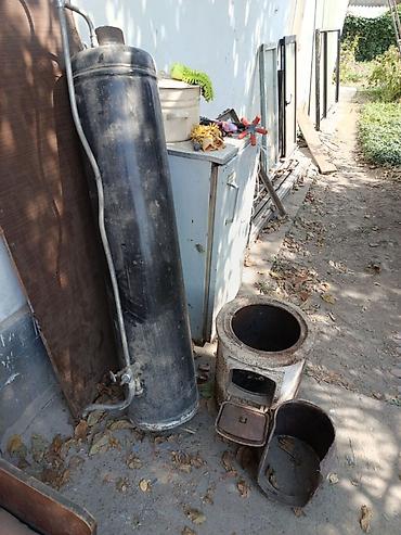 ящик для гидропоники: Дровяной самоварный водонагреватель (колонка) с выносным баком — 2