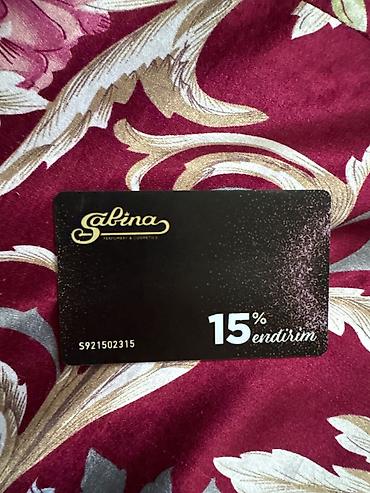 xonca desti: SabinaAdore magazinlerde keciren endirim karti 15% — 1