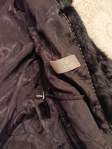 Шубы: Шуба, Норка, По колено, С капюшоном, 3XL — 12