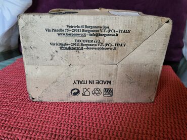 Čaše: Case nove,vintaz Cepelin italijanske. Case komada 4 u ceni. puno — 6