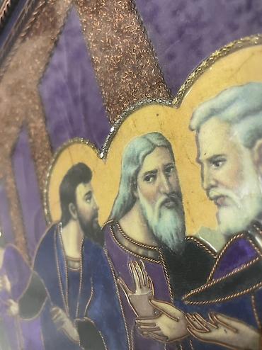 ucuz tablo: Məhsul: “Sonuncu Şam” süjetli dekorativ tablo təmiz əl işi - Texnika — 6