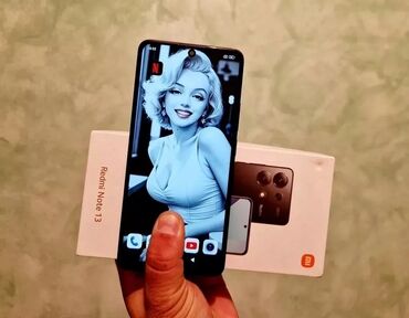 Redmi: Redmi, Redmi Note 13, Б/у, 256 ГБ, цвет - Черный, 2 SIM, eSIM