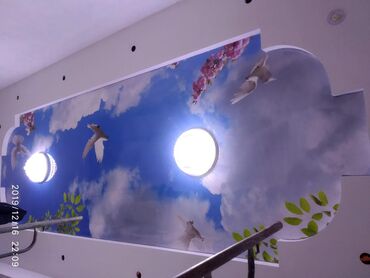 Натяжной потолок: Натяжной потолок Глянцевое, Матовое Гарантия — 11