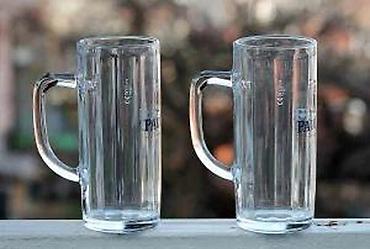 Čaše: Paulaner Munchen Krigla sa zlatnim detaljima 0,5l. Paulaner Munchen — 9