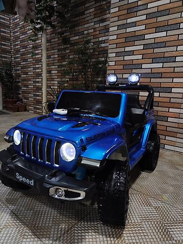 teker corabı: Uşaq üçün elektrikli off-road tipli maşın – “Speed” brendi, mavi rəng — 6
