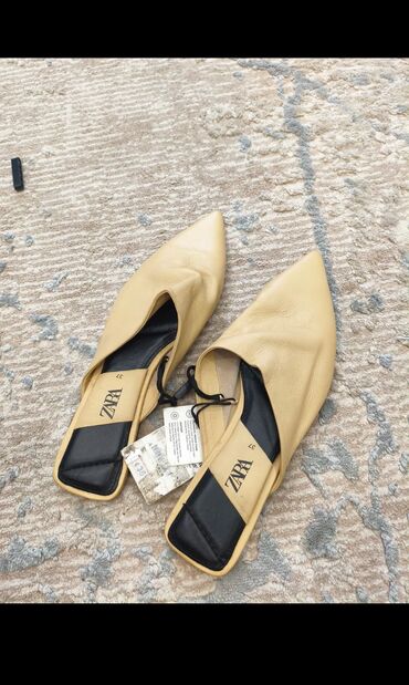 Босоножки, сандалии, шлепанцы: Босоножки, 37, Zara, Новый, цвет - Бежевый, Бесплатная доставка, Платная доставка, Самовывоз
