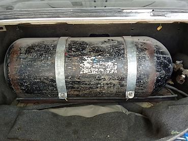 Avtomobil üçün LPG/Qaz balonu - Silindrik tip, baqaj hissəsində