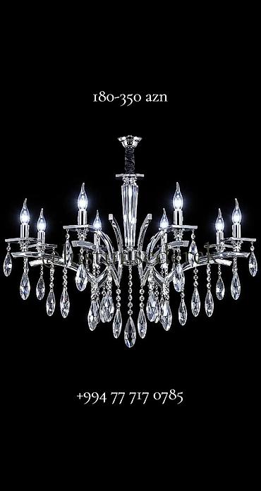 xrustal tom: Çılçıraq, 10 və daha çox lampa, Xrustal — 2