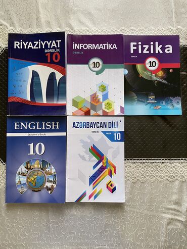 10cu sinif azərbaycan dili: 10-cu sinif dərslikləri İşlənmiş və yeni Riyaziyyat və ingilis dili