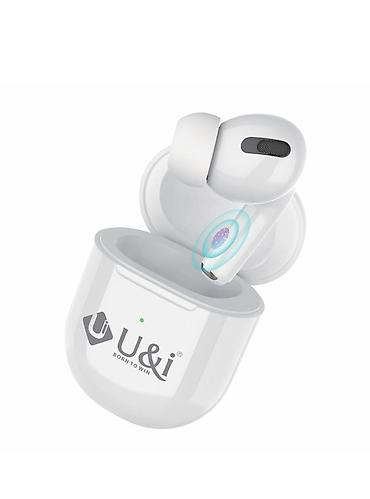 mikrofon qiymetleri: U&i simsiz qulaqlıq – kompakt şarj qabı ilə - Tam simsiz TWS — 1