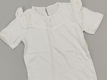 biała letnia sukienka z haftem: Blouse, 9 years, 128-134 cm, condition - Very good